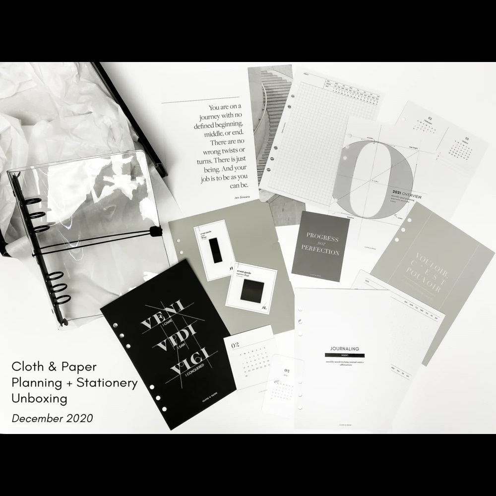NEW ✨ Cloth & Paper December 2020 Subscription Box